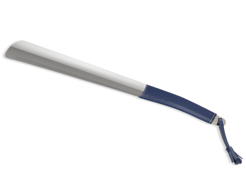 Silver Shoe Horn - Blue - Saphir Médaille d'Or #colour_blue-leather